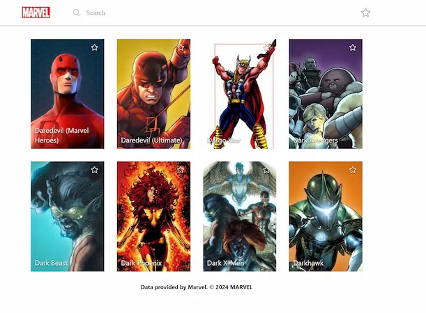 Marvel Searcher